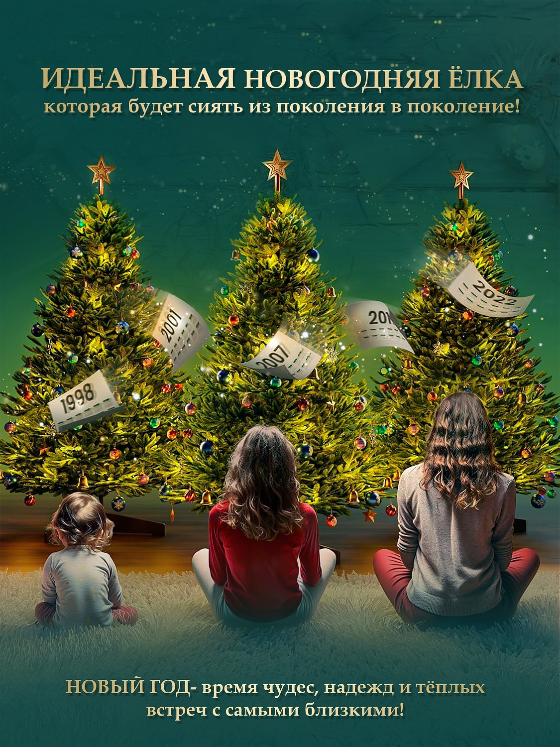 Сосна искусственная Царь Елка Триумфальная